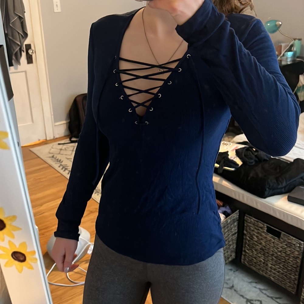 Navy blue long sleeve